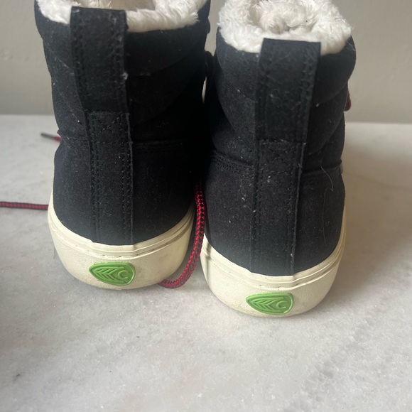 Cariuma Caturi Men Size 11W 9.5M Black Suede Ivory Logo Boot - Picture 6 of 6